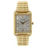 Sonata Men's Watch Analog Silver Dial With Gold Stainless Steel Band, 7007YM12
